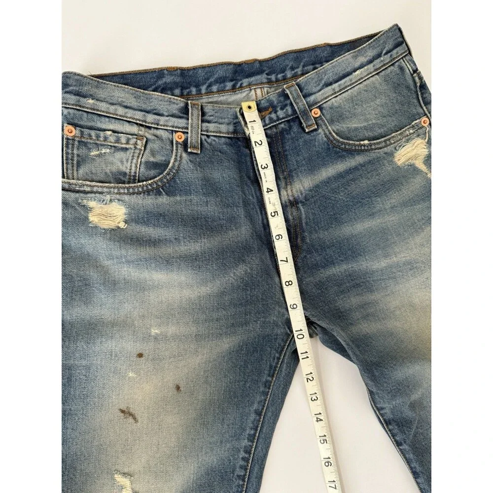Gucci “Aveugle Par Amour” Distressed Denim Jeans - Size 30 Waist - $1100